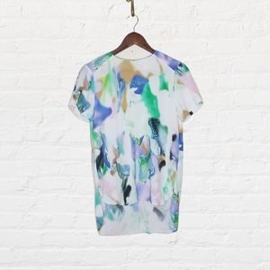 Cos: White Watercolor Blouse Size 6